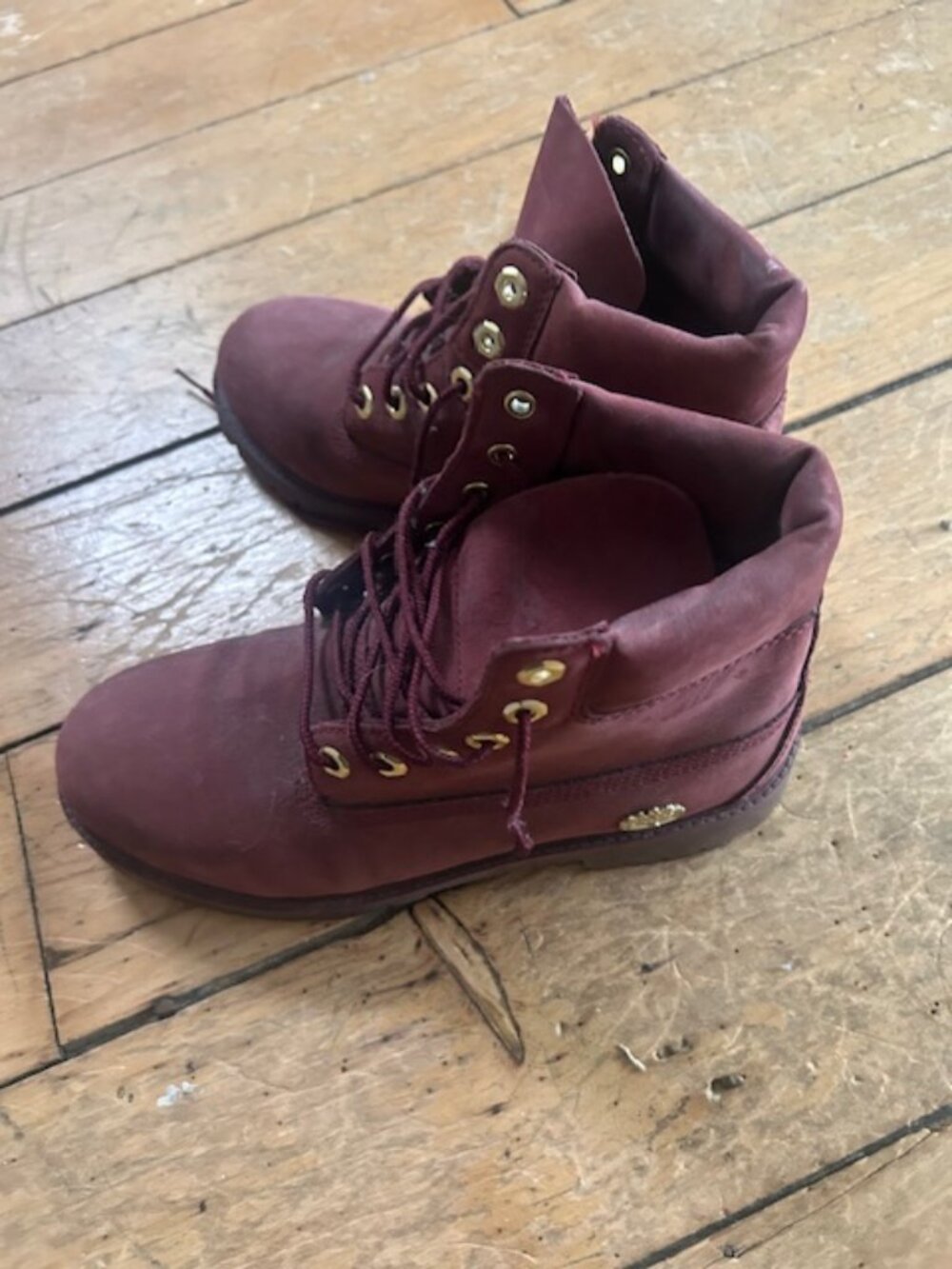 Maroon Timberlands